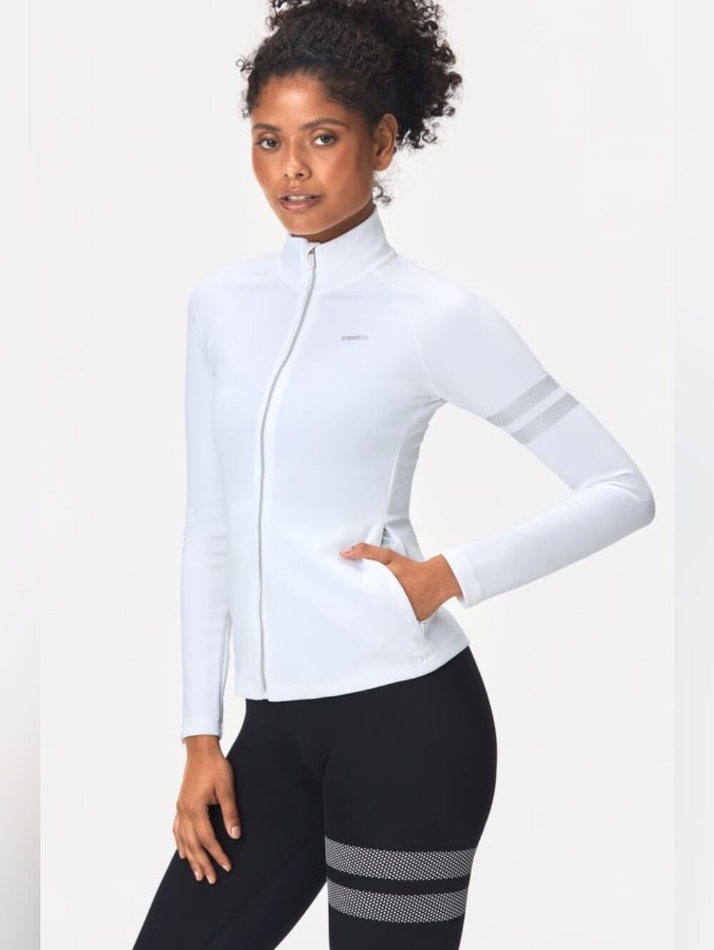 Stronger Label Signature Zip Jacket